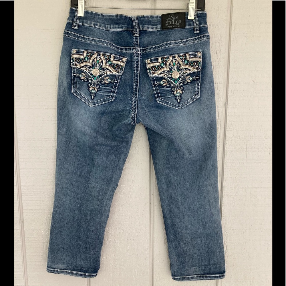 Love Indigo cropped jeans size 6